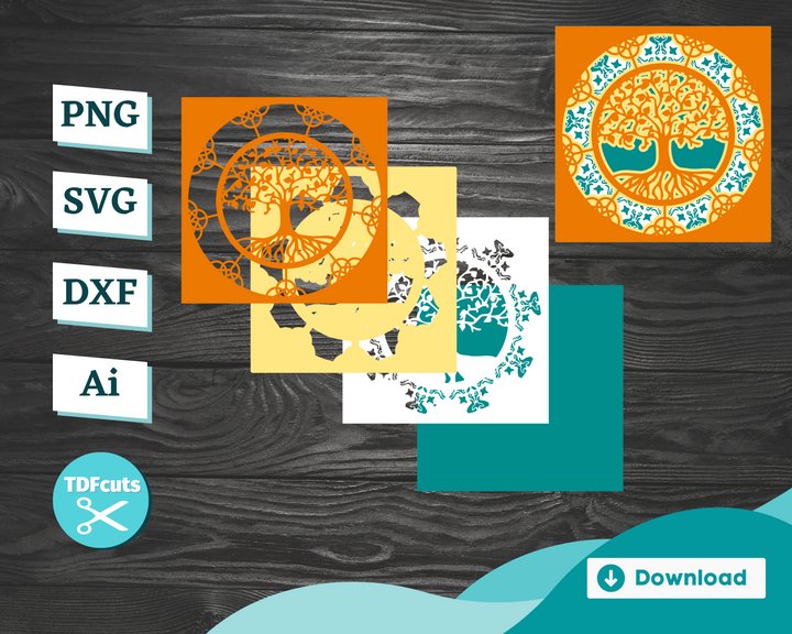 Tree of Life Layered Scene