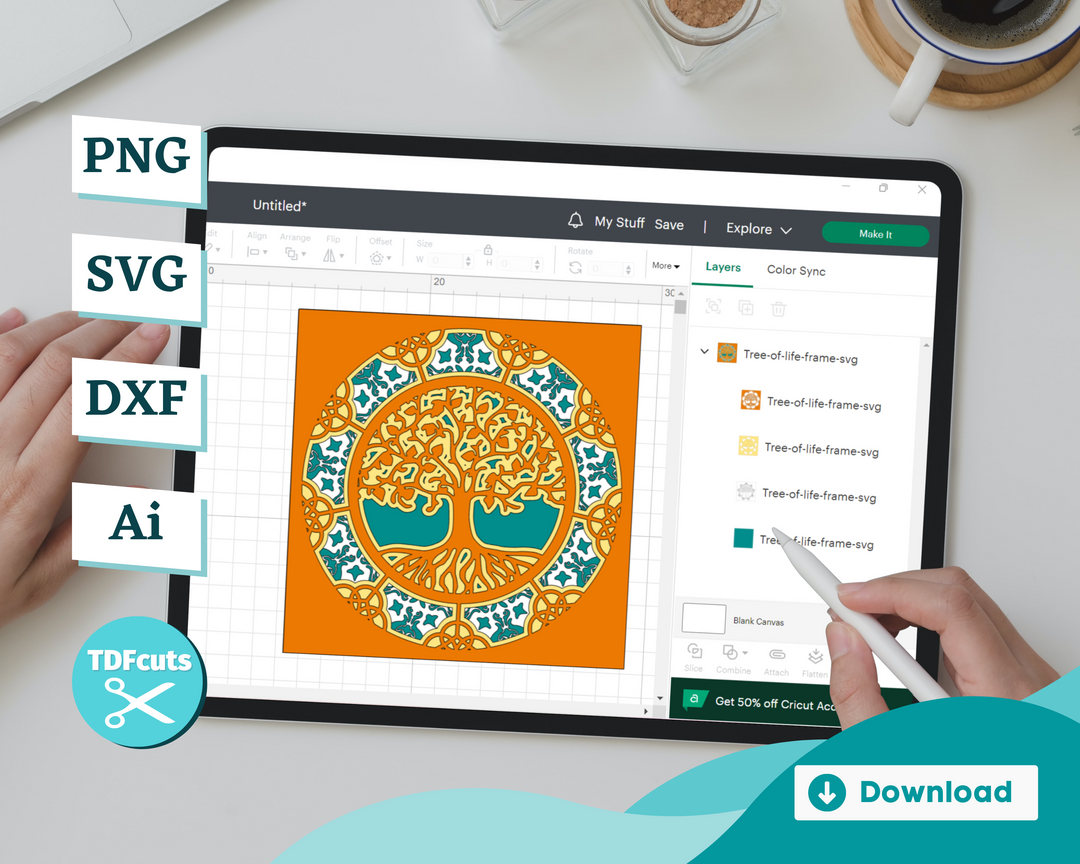 Tree of Life Layered Scene