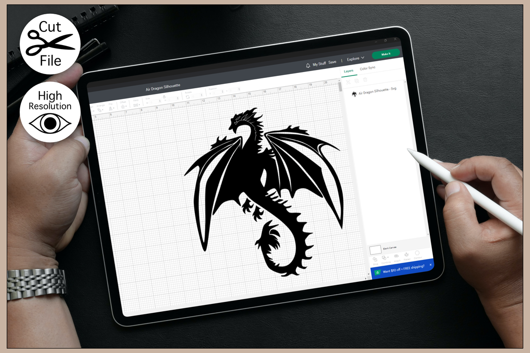 Air Dragon Silhouette