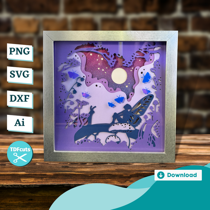 Fairy Forest Layered Scene