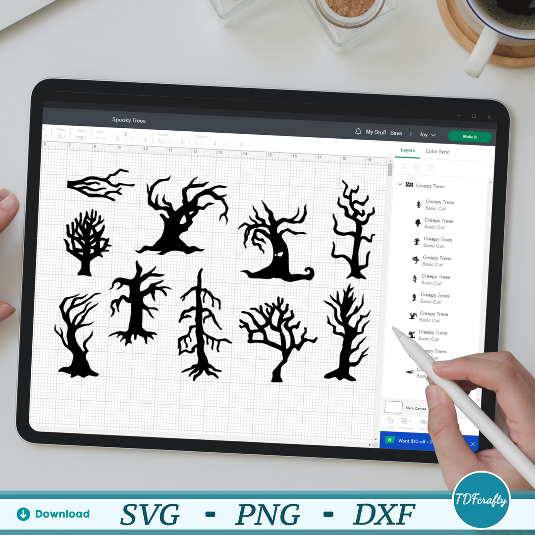 Spooky Trees Silhouette Bundle