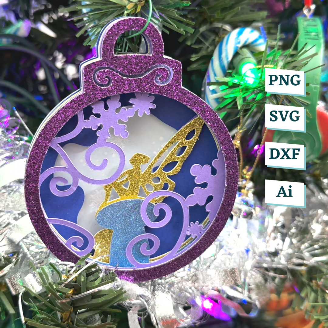 Forest Fairy Ornament Template