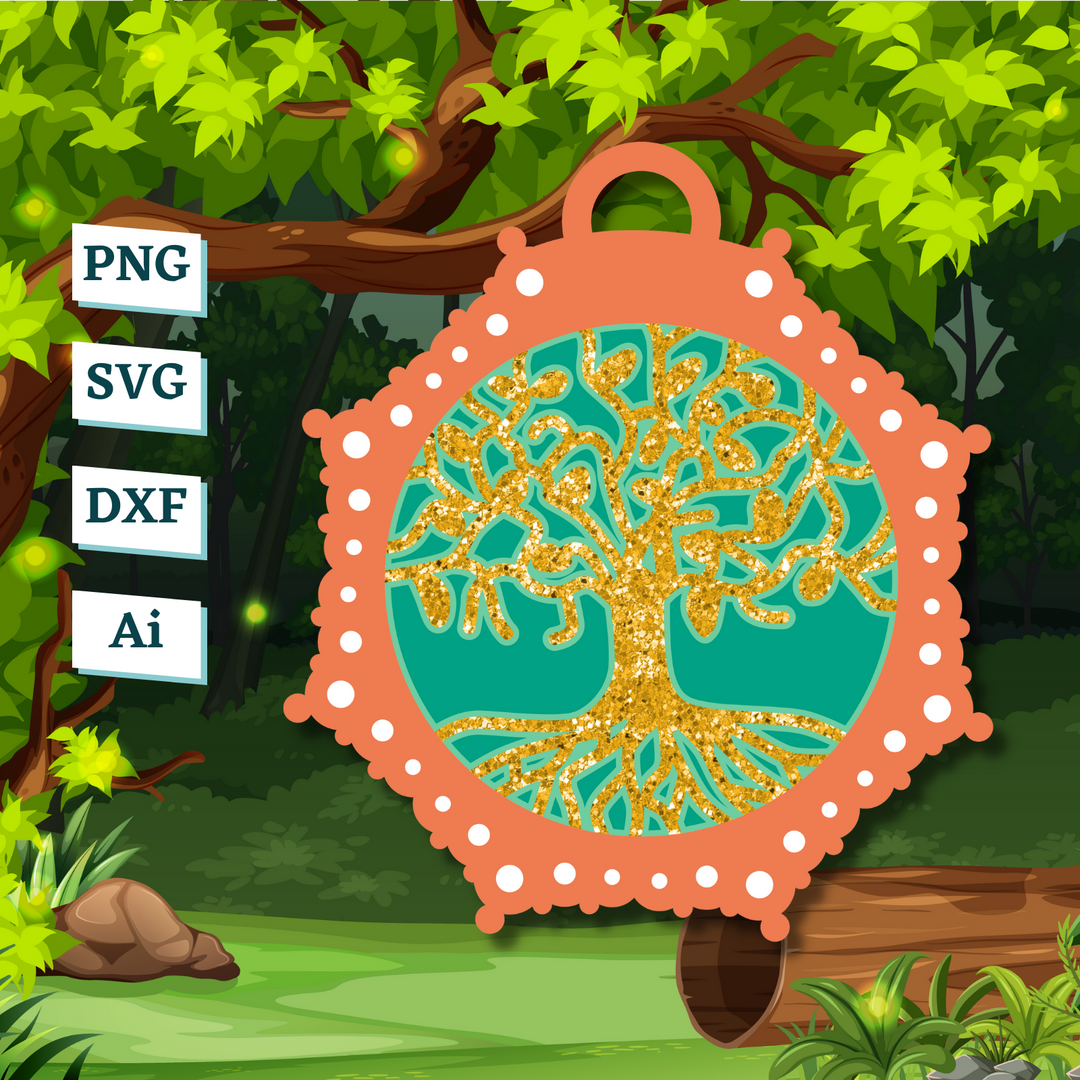 Tree of Life Ornament Template