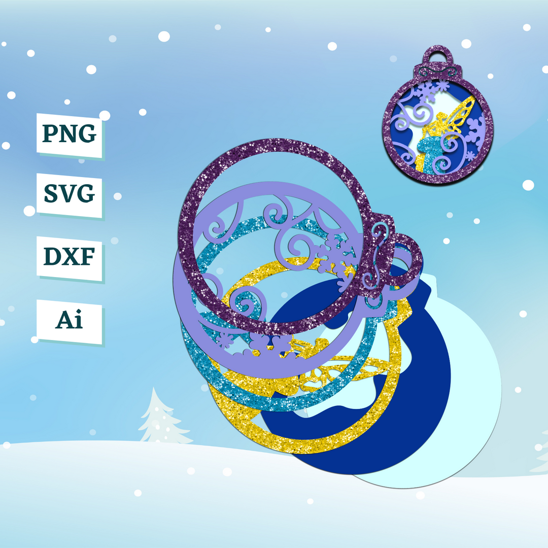 Forest Fairy Ornament Template