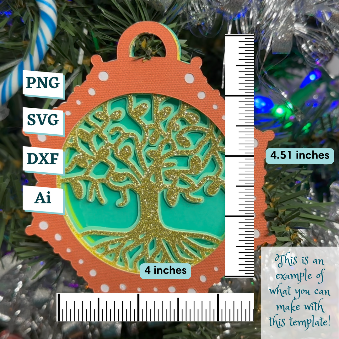 Tree of Life Ornament Template