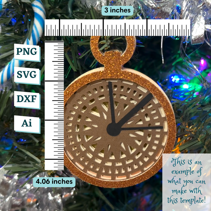 Compas Ornament Template