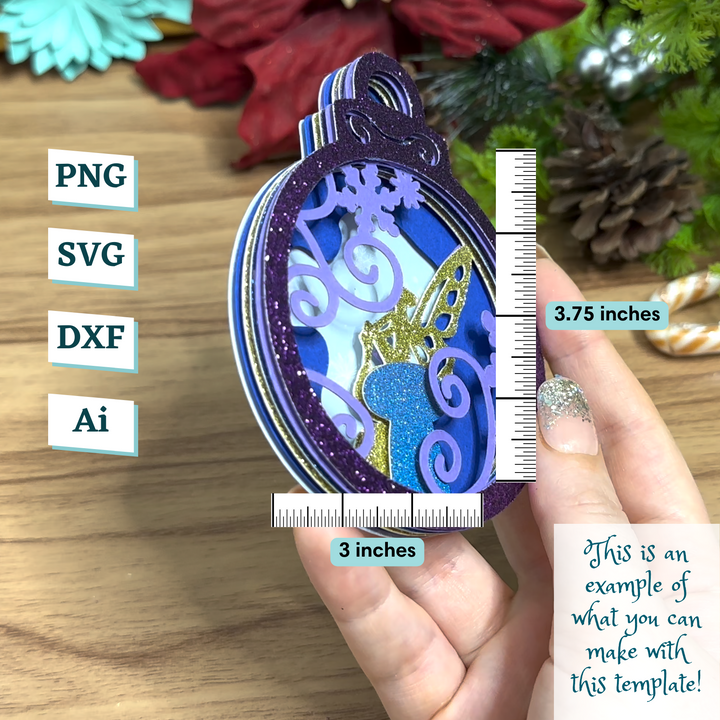 Forest Fairy Ornament Template