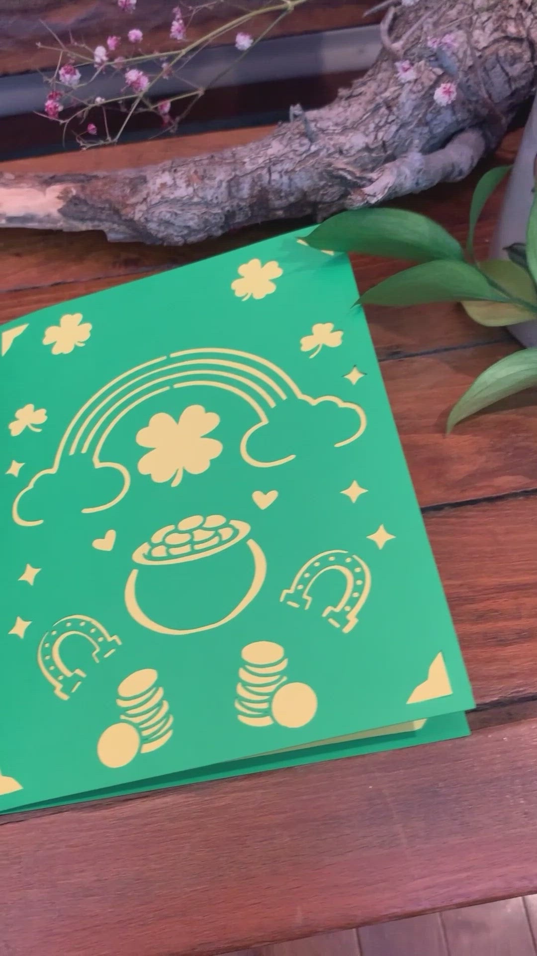St Patrick Day Card Template