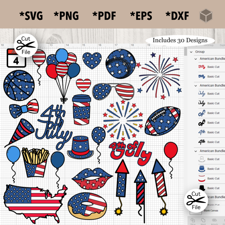 4th of July American Patriot Bundle