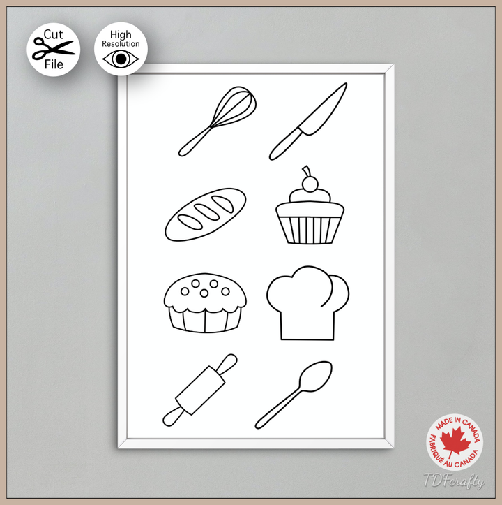 Baking Icon Bundle