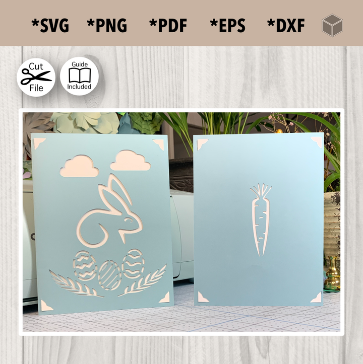 Plantilla de tarjeta de conejito