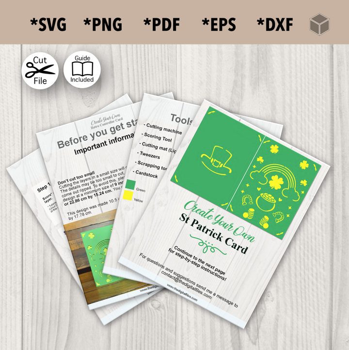 St Patrick Day Card Template