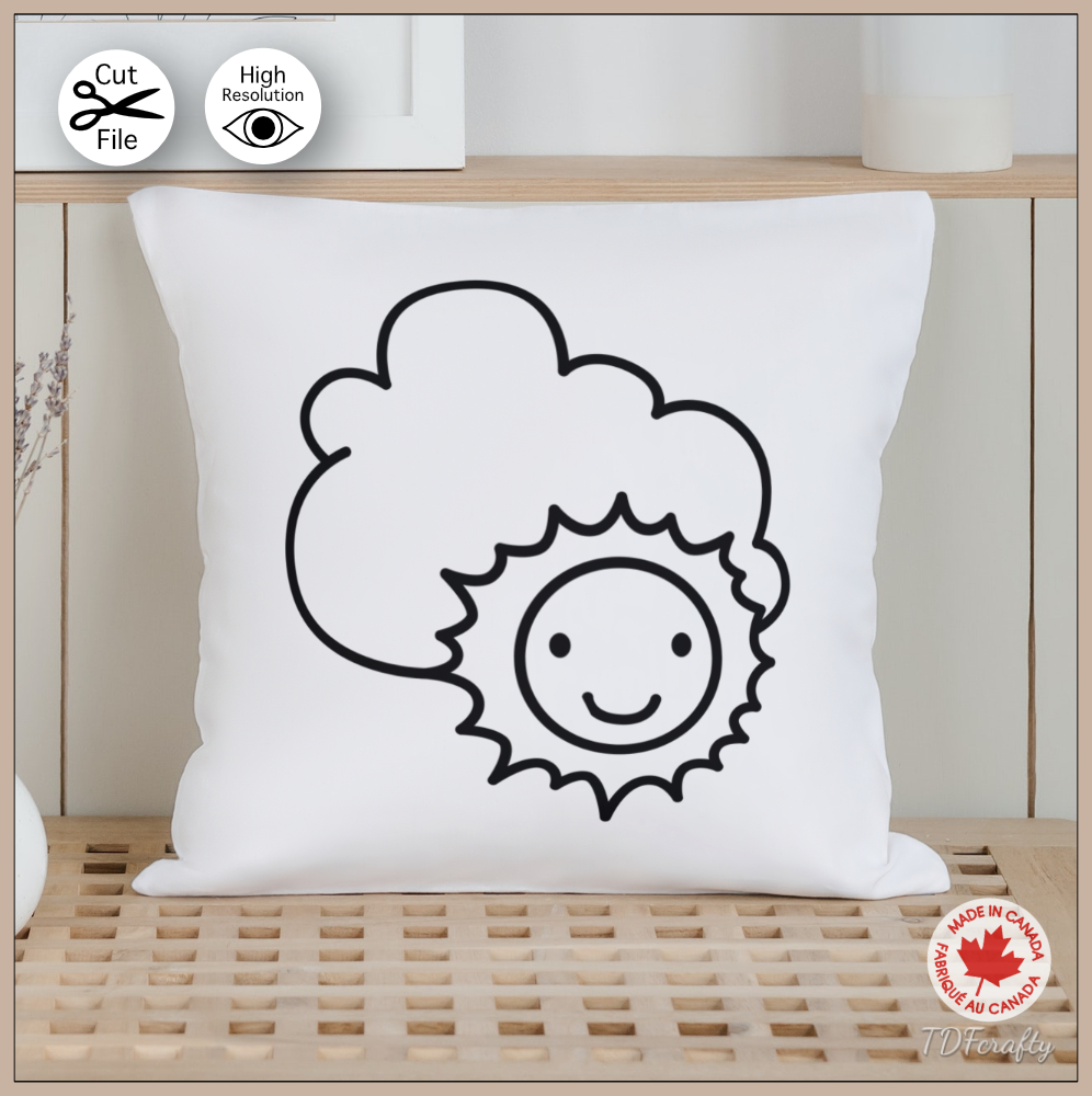 Corazón estampado con la palabra "Amor"