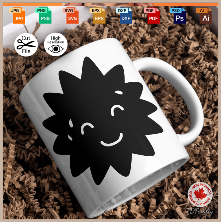 Corazón estampado con la palabra "Amor"