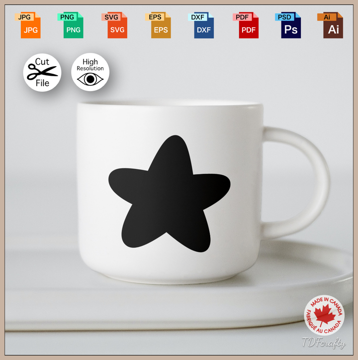 Corazón estampado con la palabra "Amor"