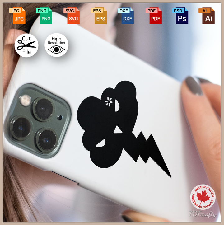 Corazón estampado con la palabra "Amor"