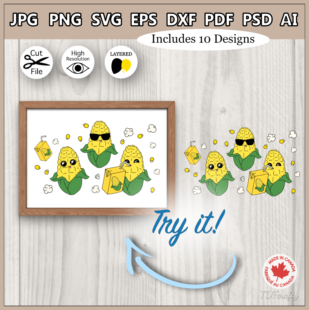 ¡Es maíz! Paquete lindo