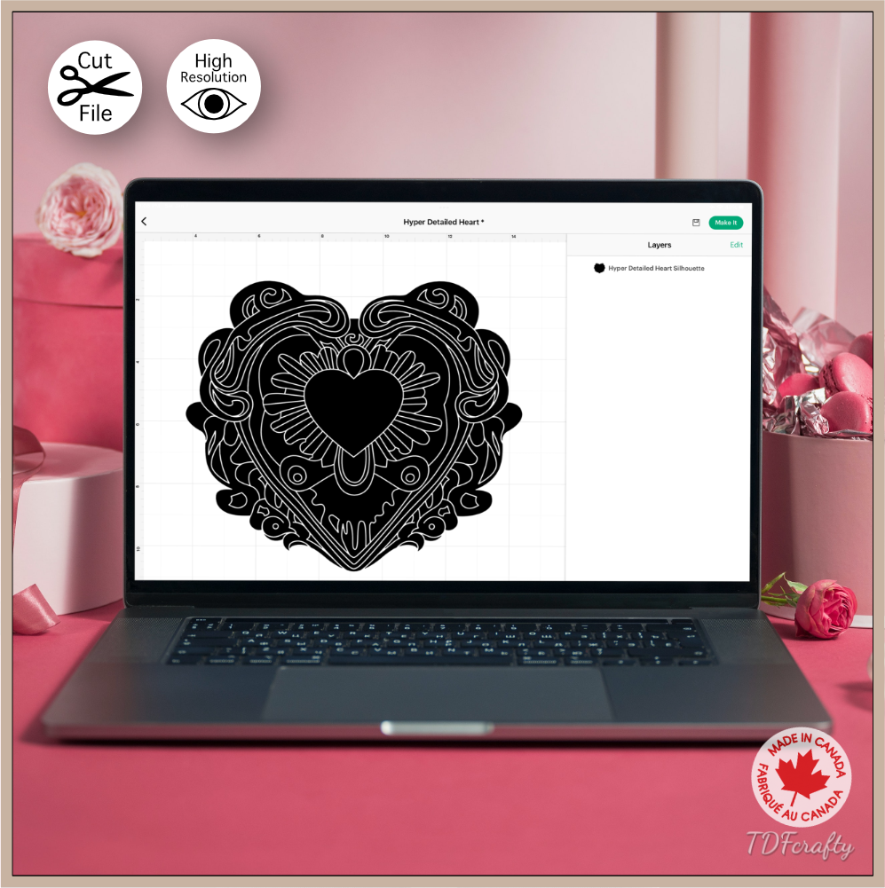 Hyper Detailed Heart svg, dxf, eps, psd, ai, jpg, pdf, png. Fantasy Magic Ice Heart Cut File Valentine’s Day Design, Water Waves Crystal Love, Melting Romantic Vector