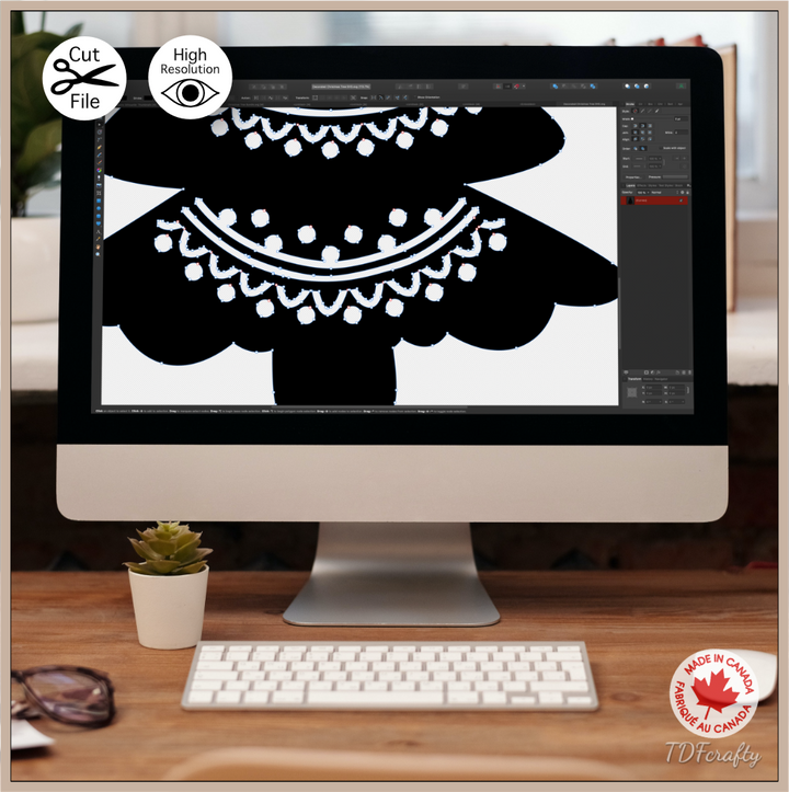 Paquete de silueta de árboles forestales