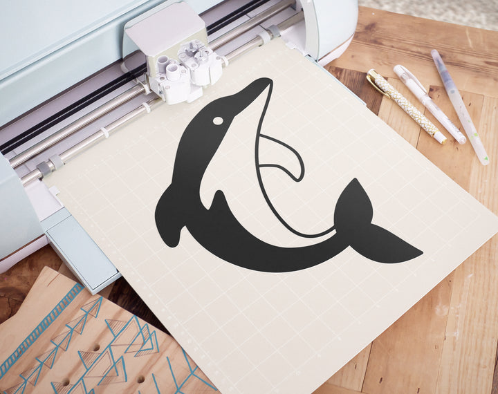 Ensemble de 4 dauphins mignons