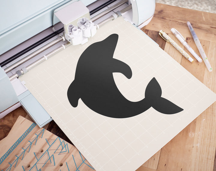 Ensemble de 4 dauphins mignons