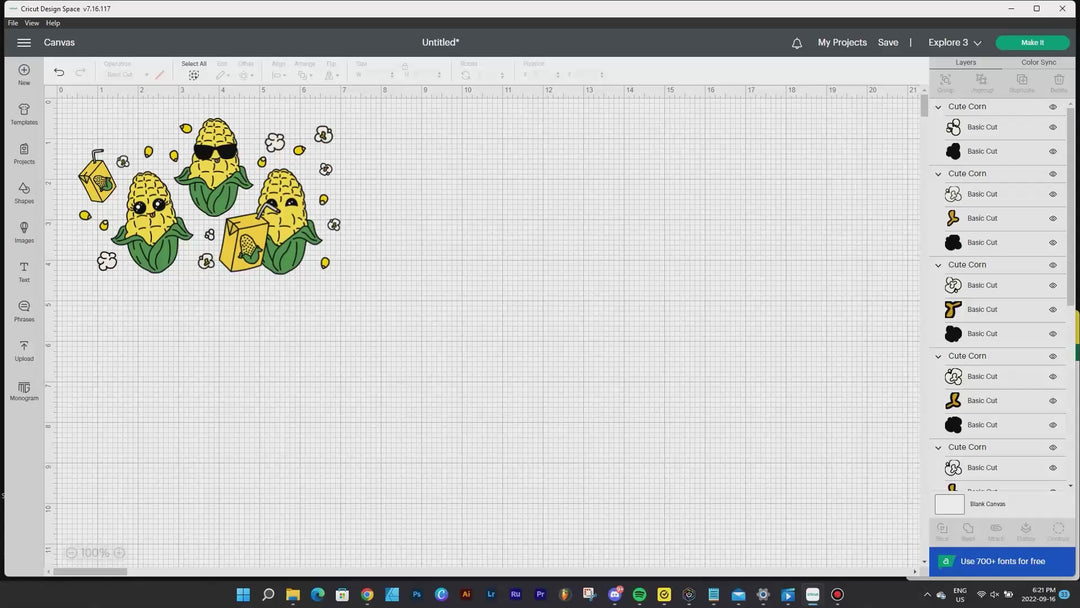 ¡Es maíz! Paquete lindo