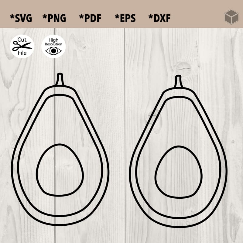 Avocado Outline