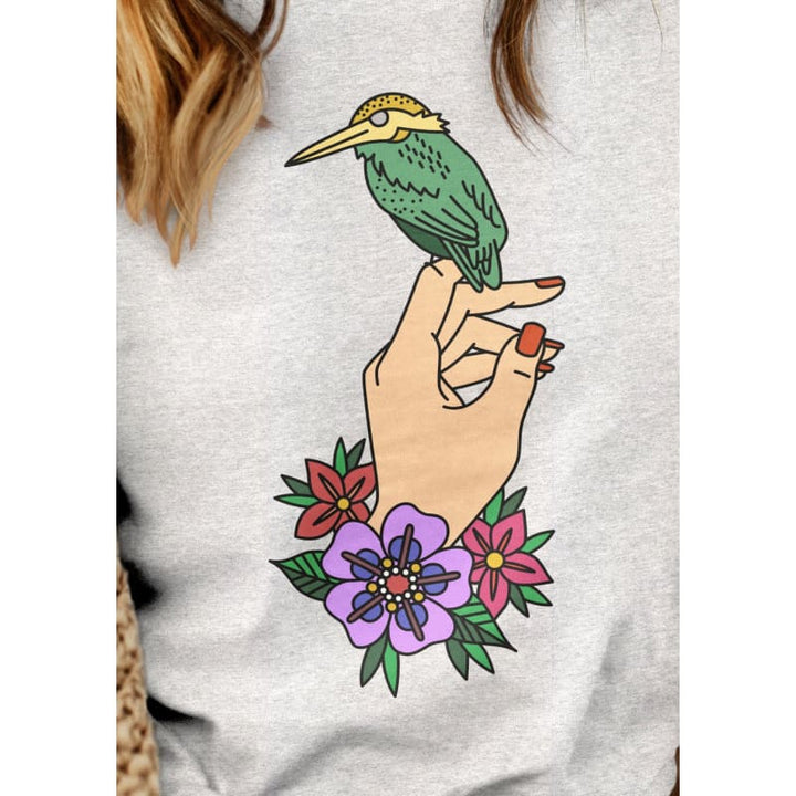 Bird on a Hand - Light Skin Tone