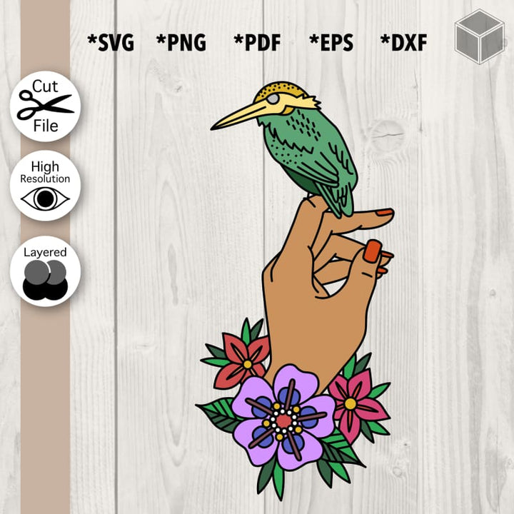 Bird on a Hand - Medium Skin Tone