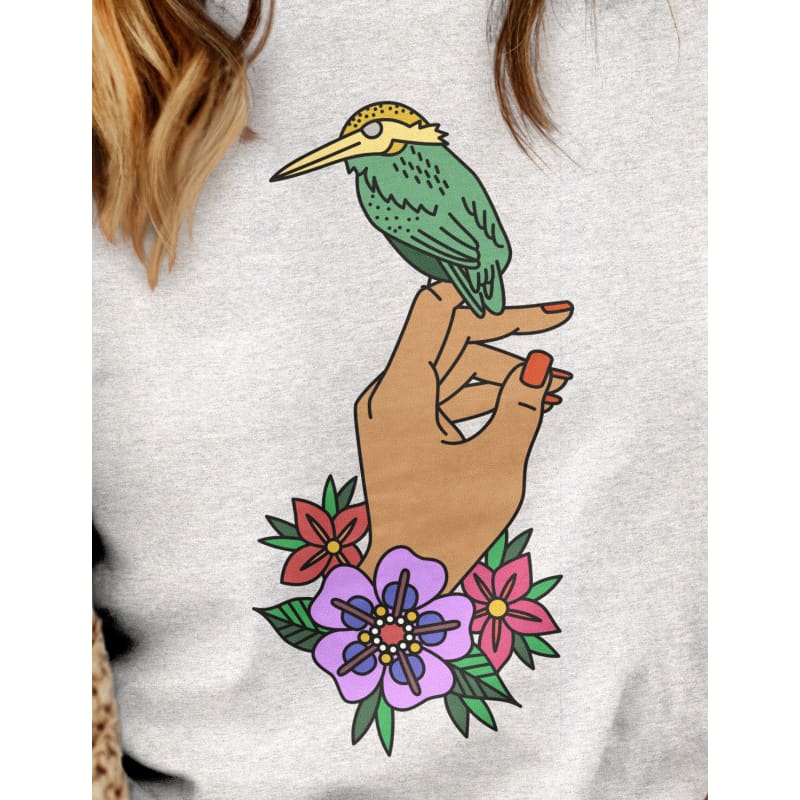 Bird on a Hand - Medium Skin Tone
