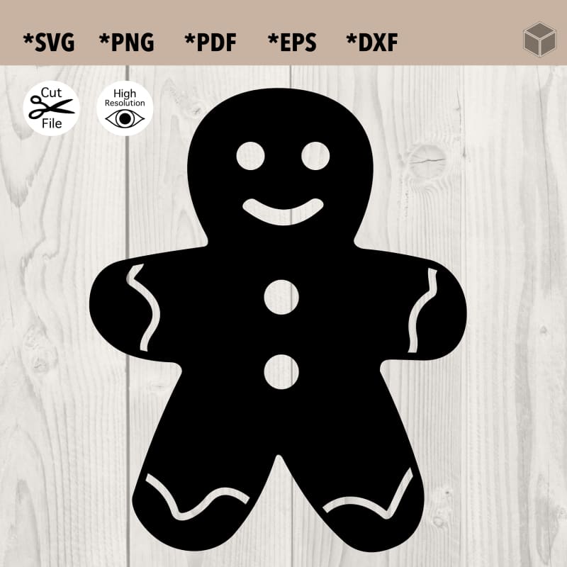 Silhouette de biscuit de pain d'épice