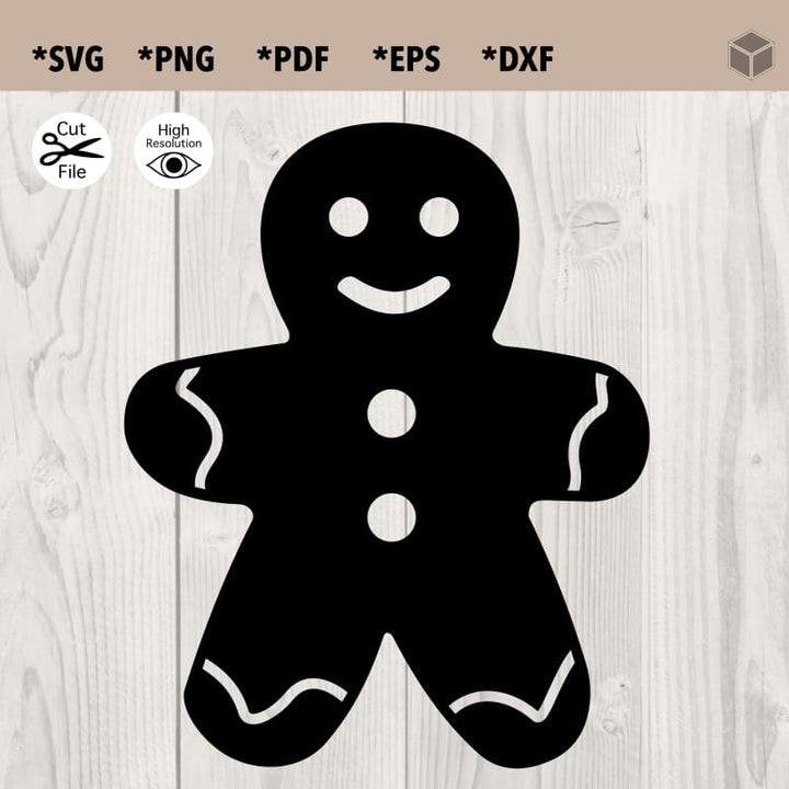 Silhouette de biscuit de pain d'épice