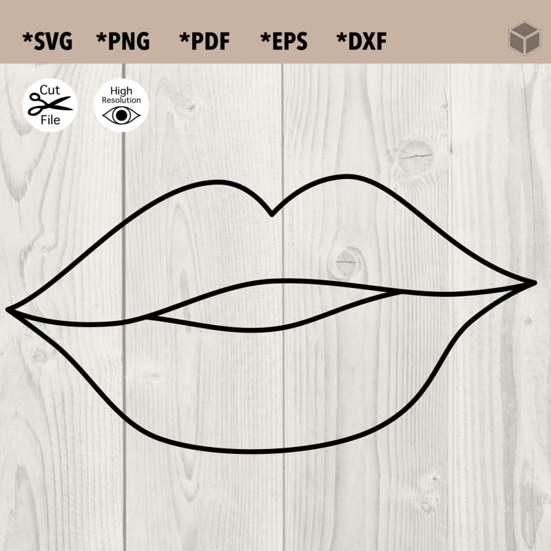 lips outline png