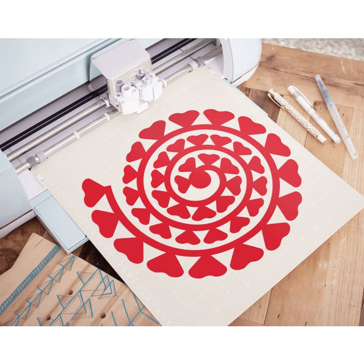 Plantillas de flores de papel enrollables