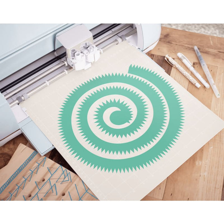 Plantillas de flores de papel enrollables