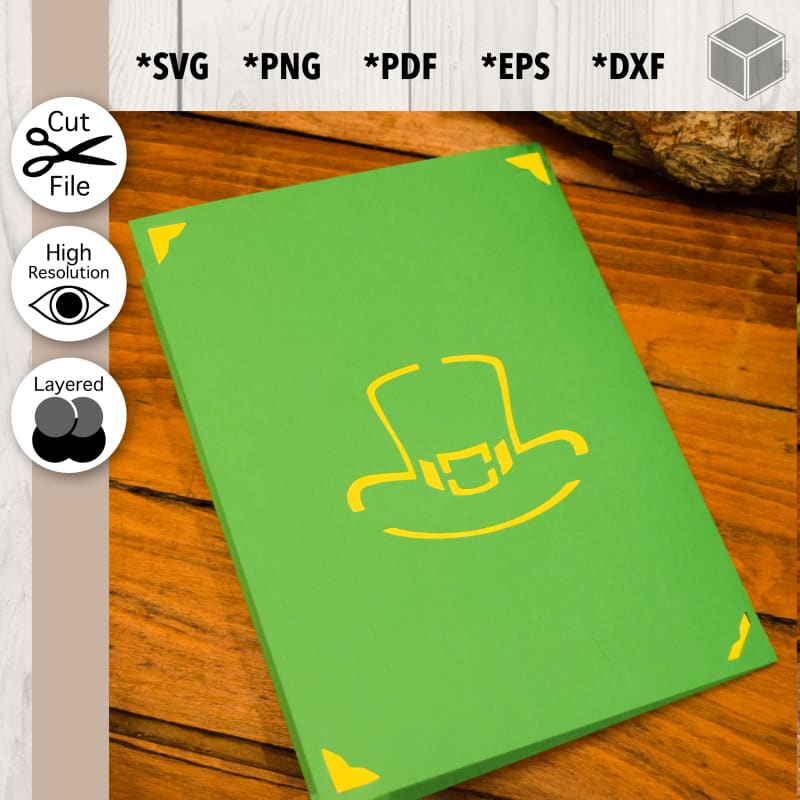 St Patrick Day Card Template