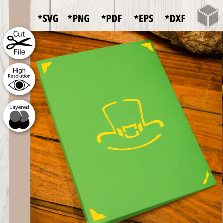 St Patrick Day Card Template