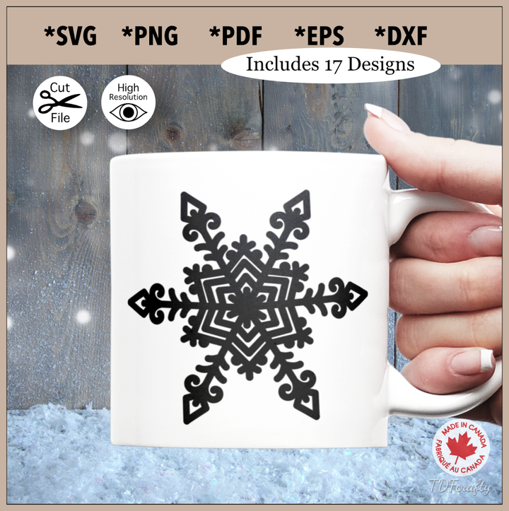 Snowflake Silhouette Bundle