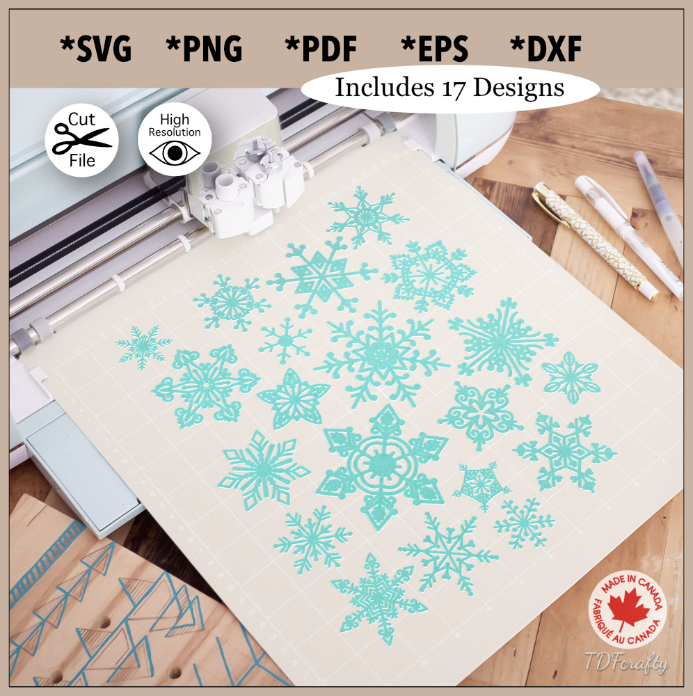 Snowflake Silhouette Bundle