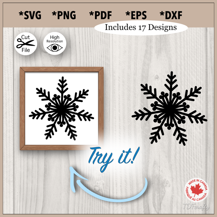 Snowflake Silhouette Bundle