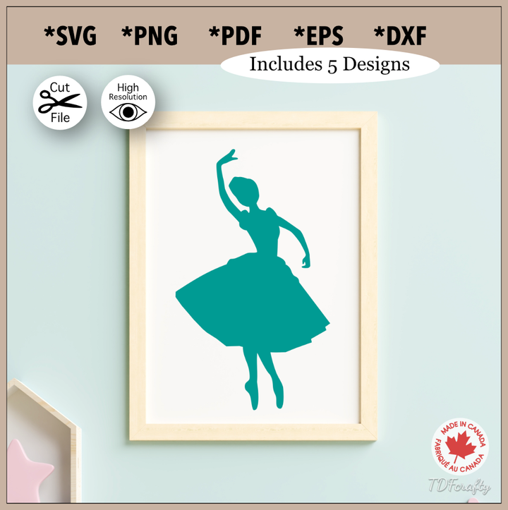 Ballerina Silhouette Bundle
