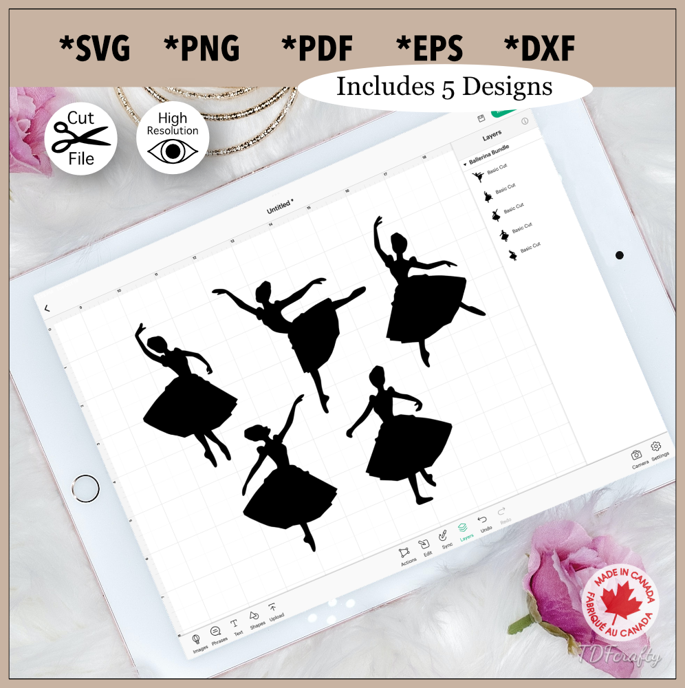 Ballerina Silhouette Bundle