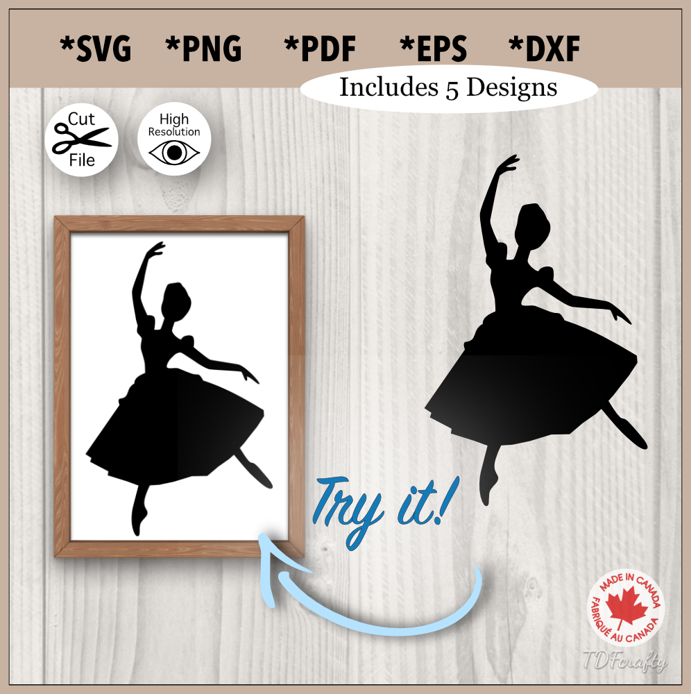 Ballerina Silhouette Bundle
