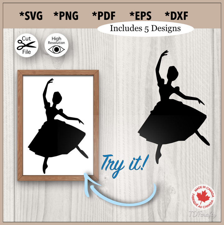 Ballerina Silhouette Bundle