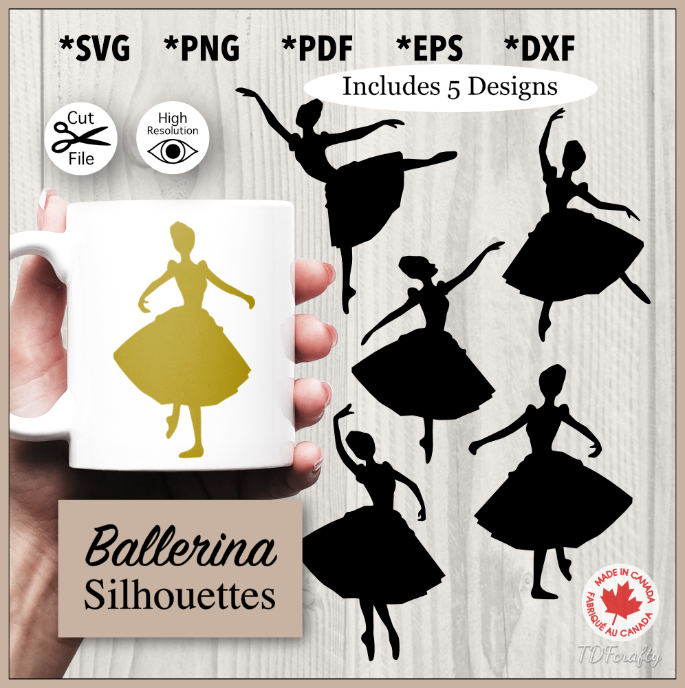 Ballerina Silhouette Bundle