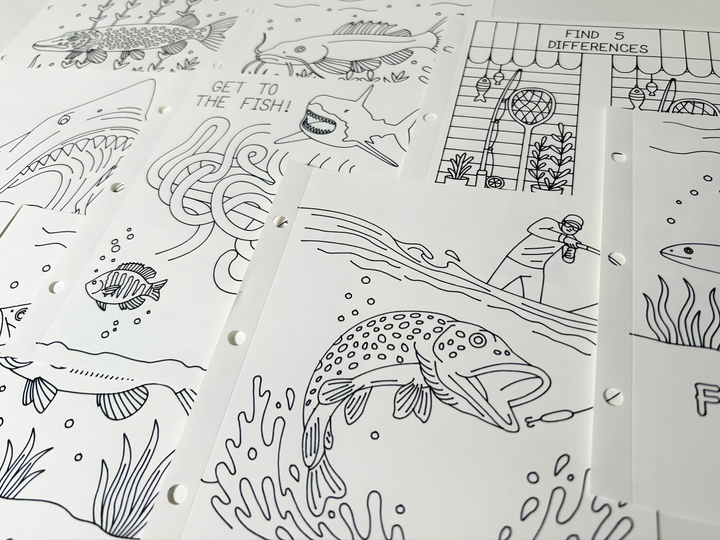 Fishing Activity Book