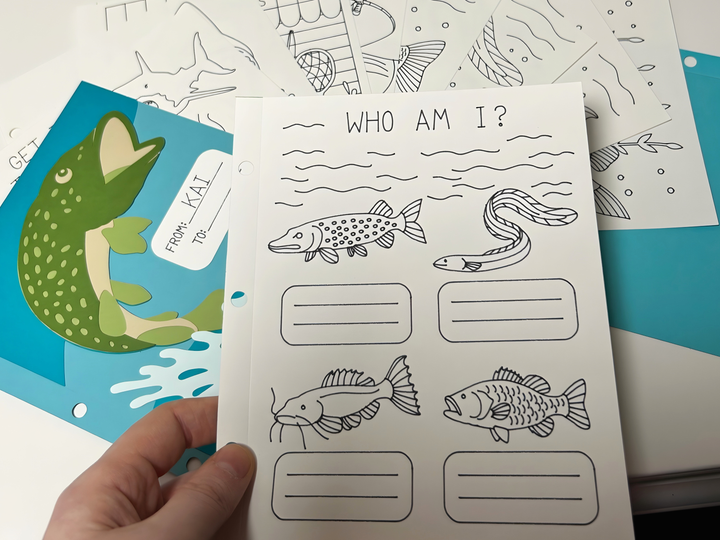 Fishing Activity Book