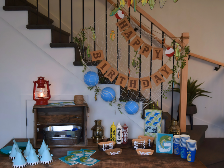 Fishing Party Decorations Bundle