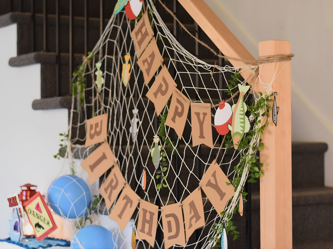 Fishing Party Decorations Bundle