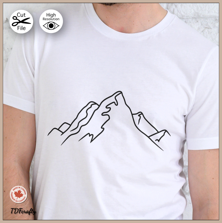 Mountain Peak Outlines